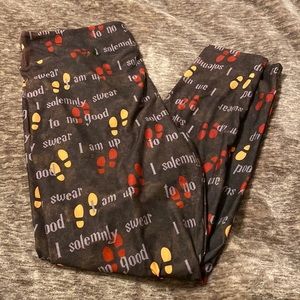 🖤NWOT‎ Harry Potter Marauders Map Amelia Rose Leggings🖤